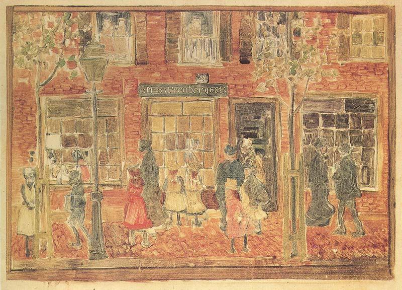 Maurice Prendergast Street Scene